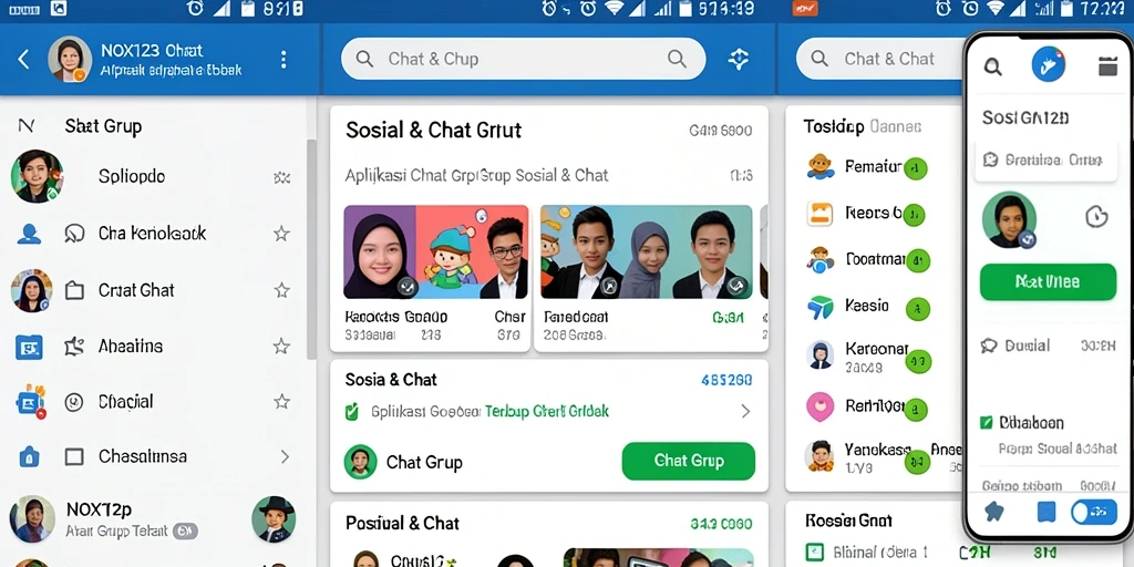 Tampilan antarmuka yang intuitif dan menarik dari NOX123.