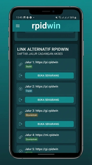 Tampilan link alternatif rpidwin